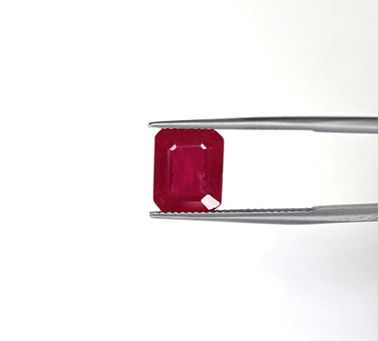 Natural Ruby Bangkok Octagon 11x9 MM