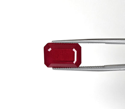 Natural Ruby Bangkok Octagon 16x10 MM