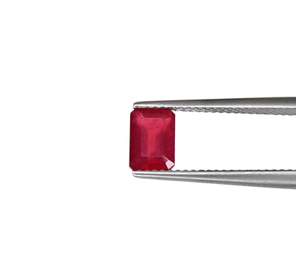 Natural Ruby Bangkok Octagon 7x5 MM