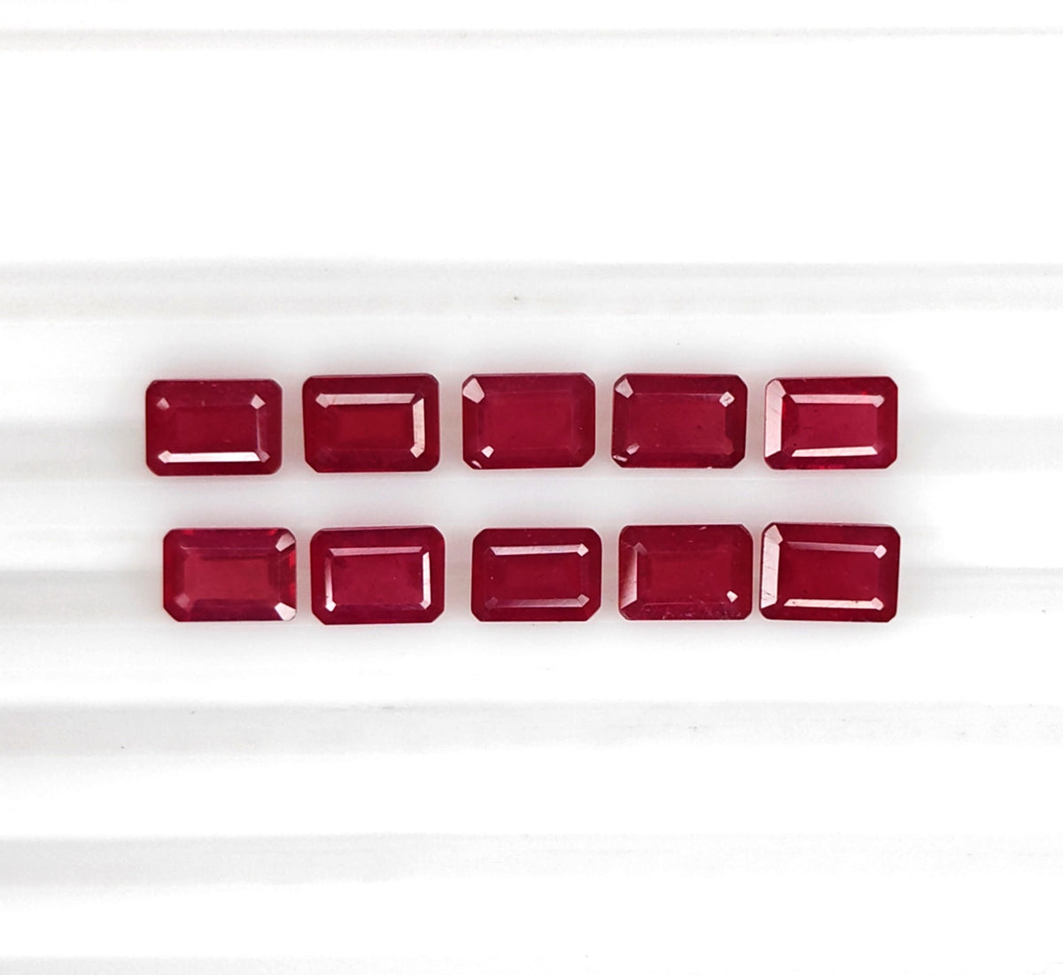 Natural Ruby Bangkok Octagon 7x5 MM