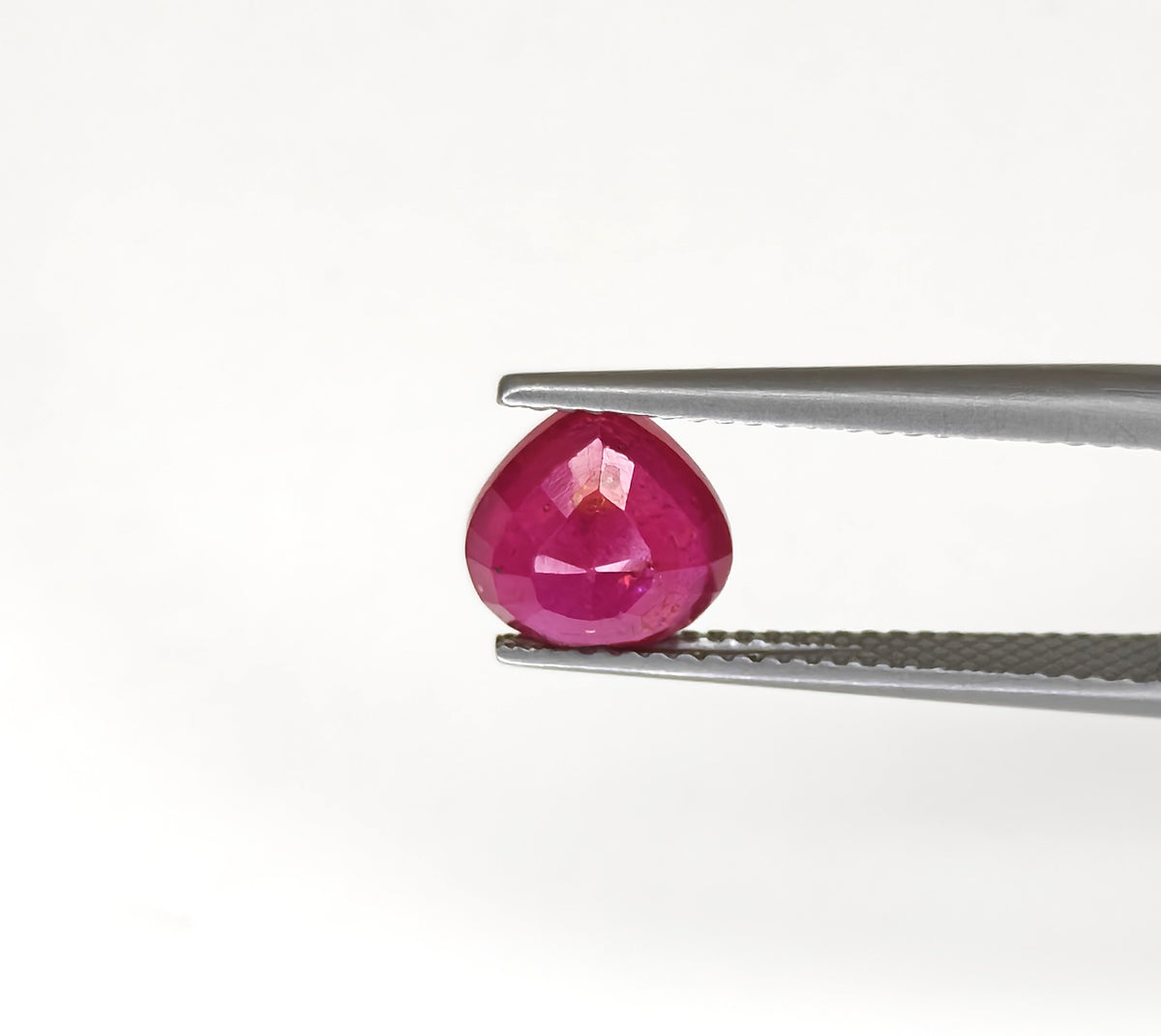 Natural Ruby Bangkok Heart 8 MM