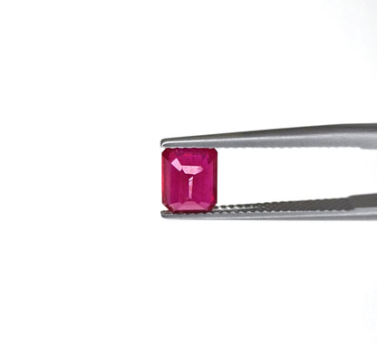 Natural Ruby Bangkok Octagon 8x6 MM