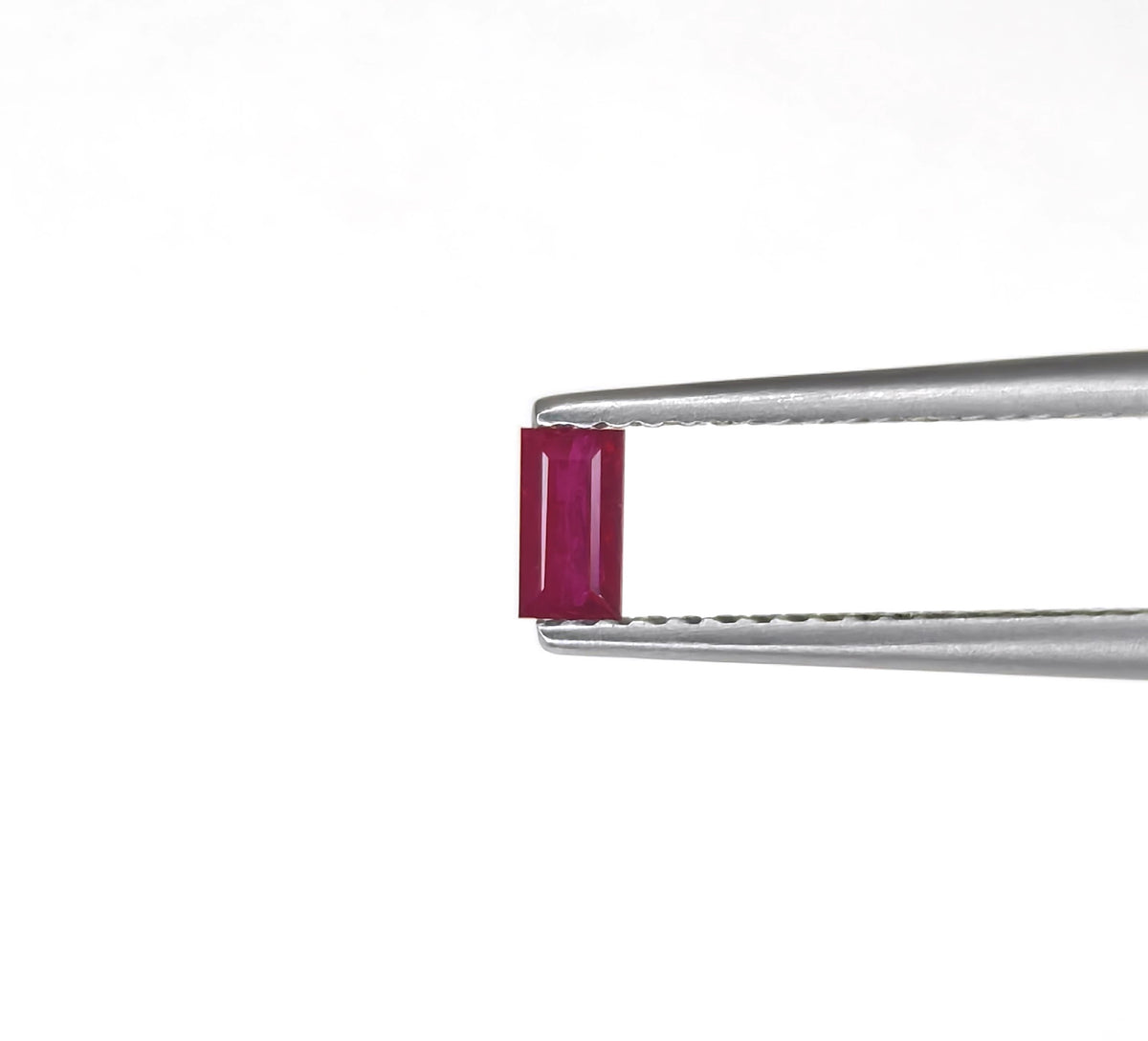 Natural Ruby Mozambique Baguette 5X2.5 MM