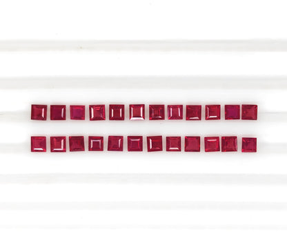 Natural Ruby Bangkok Square 3.5 MM