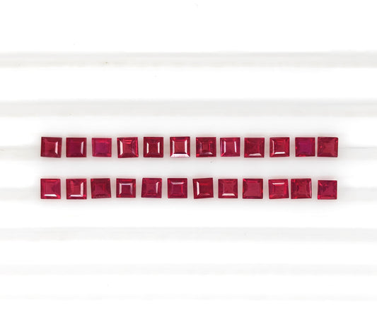 Natural Ruby Bangkok Square 3.5 MM