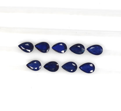 Natural Blue Sapphire Madagascar Pear 6X4 MM