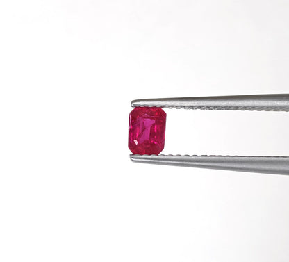 Natural Ruby Mozambique Octagon 5x4 MM