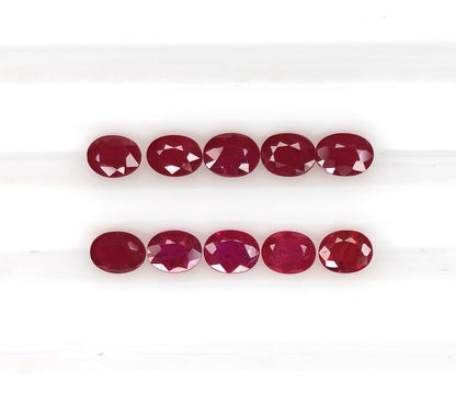 Natural Ruby Mozambique Oval 4x3 MM