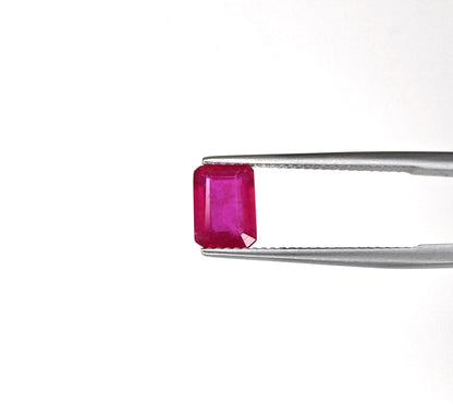 Natural Ruby Bangkok Octagon 8x6 MM