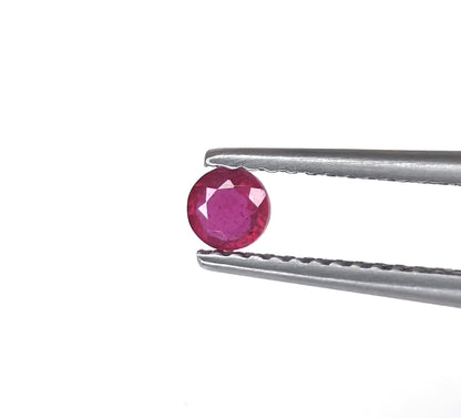 Natural Ruby Bangkok Round 3.5 MM