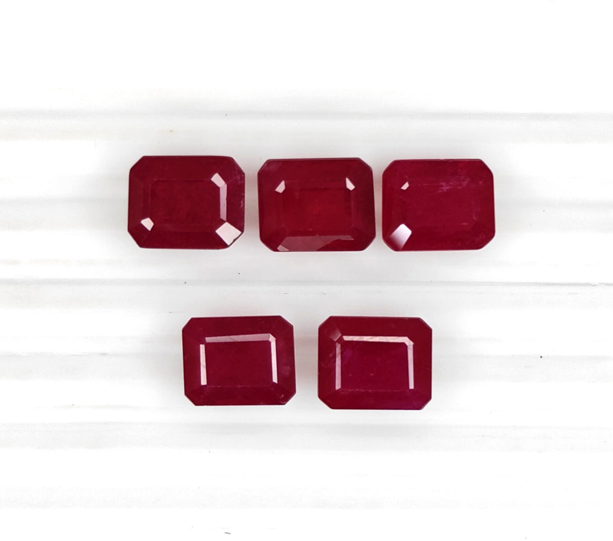Natural Ruby Bangkok Octagon 11x9 MM