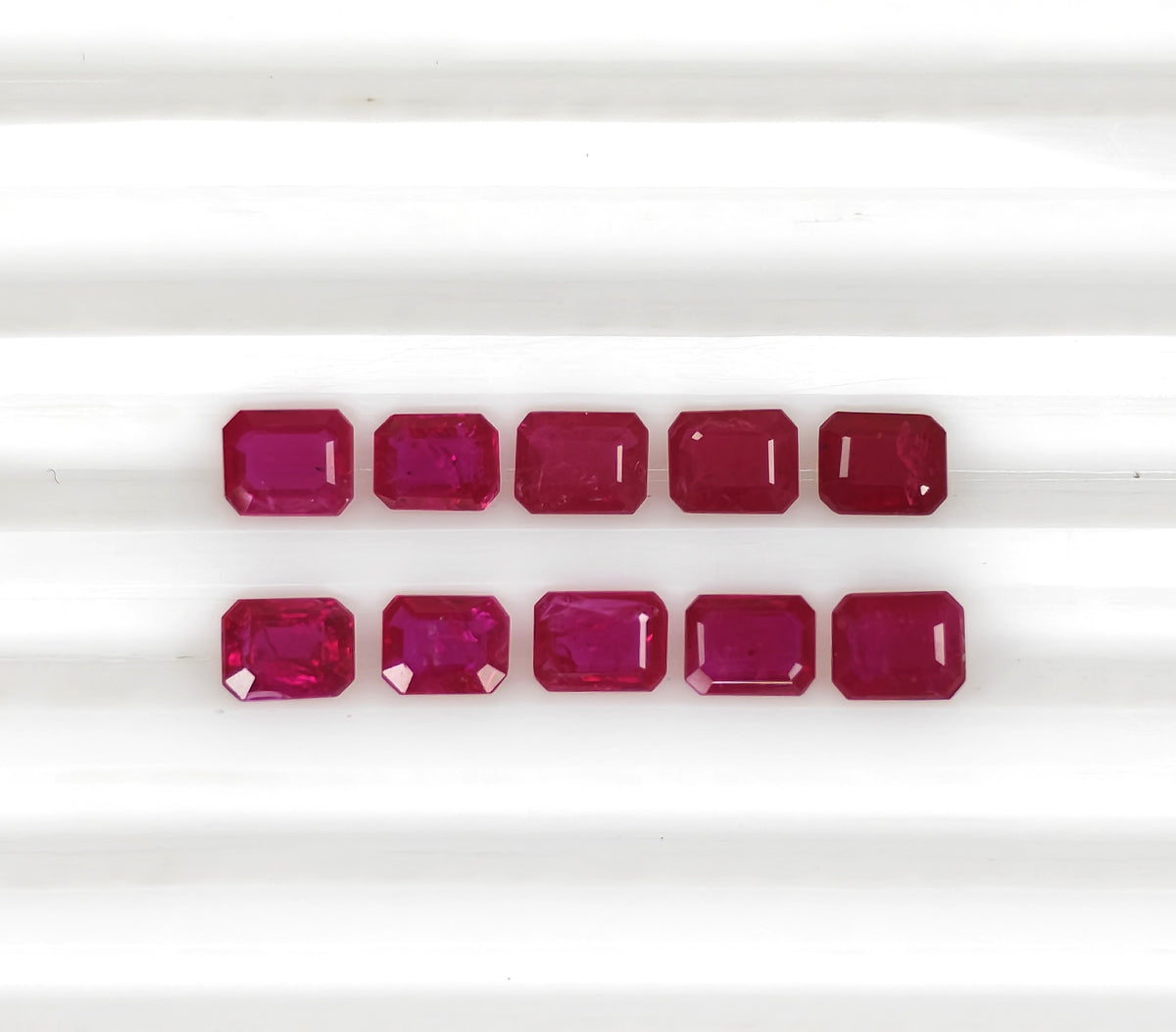 Natural Ruby Mozambique Octagon 5x4 MM