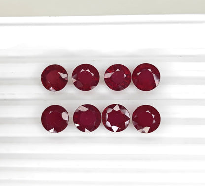 Natural Ruby Bangkok Round 10 MM