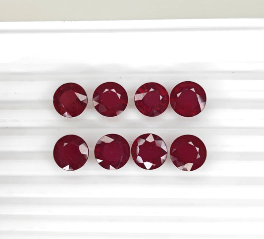 Natural Ruby Bangkok Round 10 MM