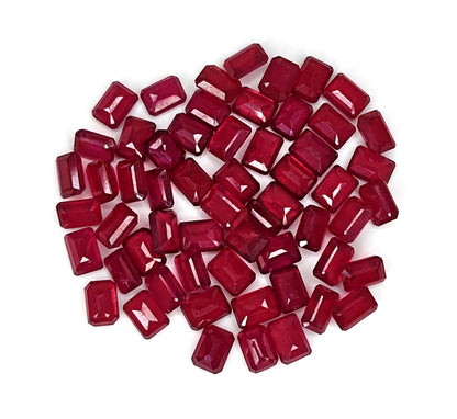 Natural Ruby Bangkok Octagon 7x5 MM