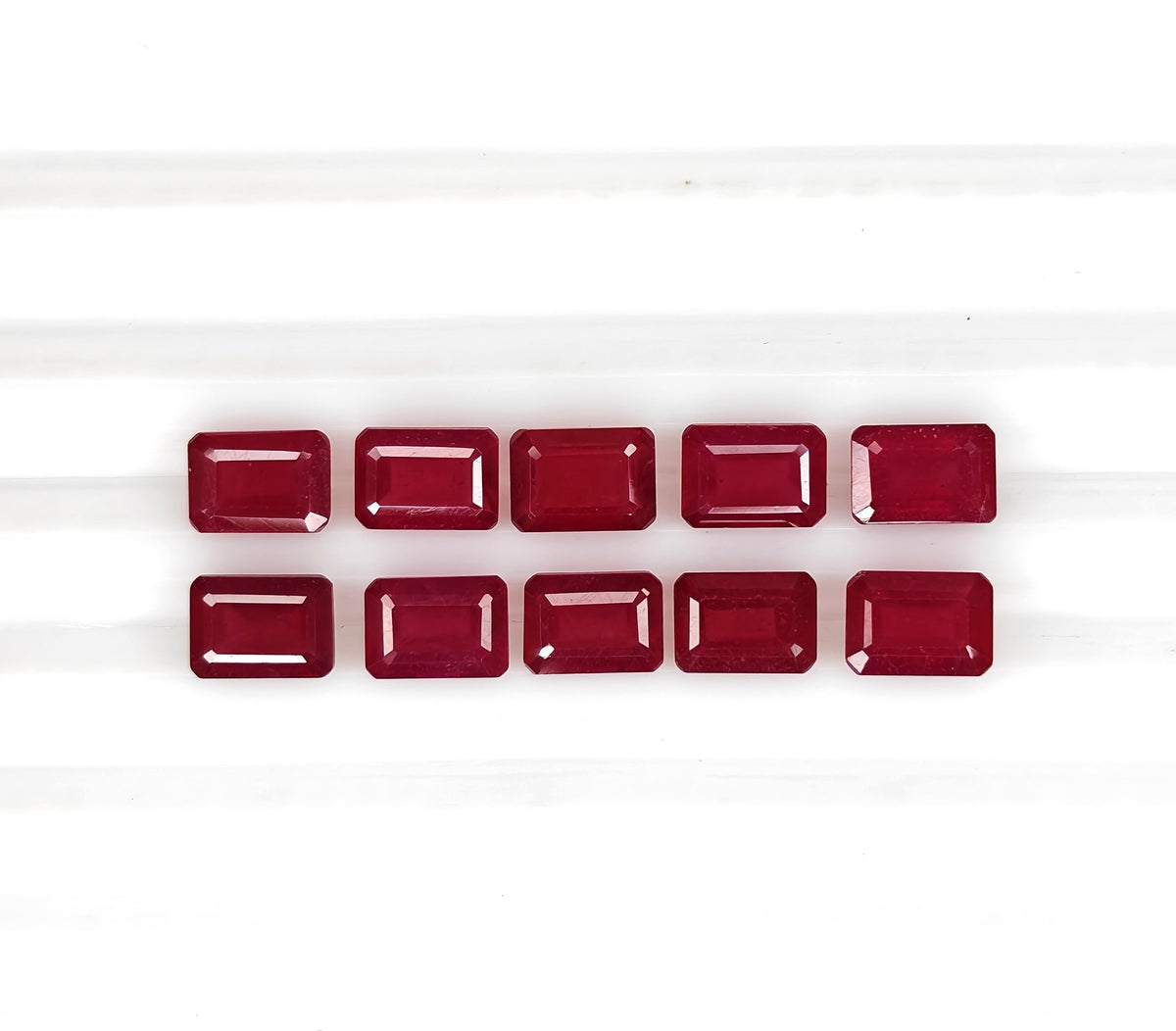 Natural Ruby Bangkok Octagon 7x5 MM