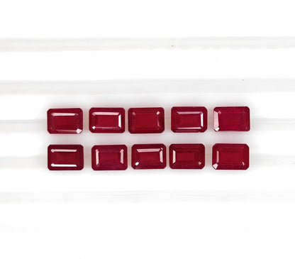 Natural Ruby Bangkok Octagon 7x5 MM