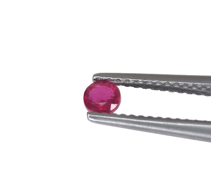 Natural Ruby Bangkok Round 3.5 MM