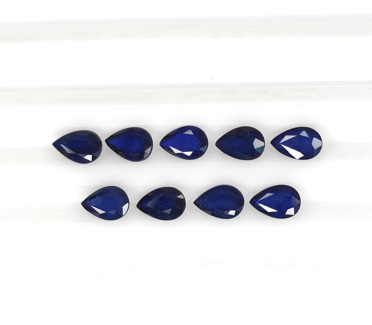 Natural Blue Sapphire Madagascar Pear 6X4 MM