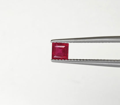 Natural Ruby Bangkok Square 4.5 MM