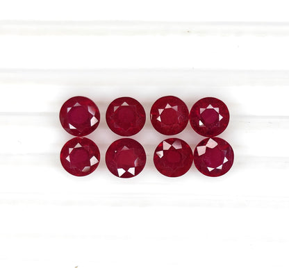 Natural Ruby Bangkok Round 7 MM