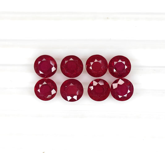 Natural Ruby Bangkok Round 7 MM