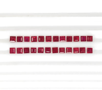 Natural Ruby Bangkok Square 3.5 MM