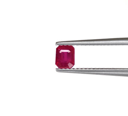 Natural Ruby Bangkok Octagon 5X4 MM