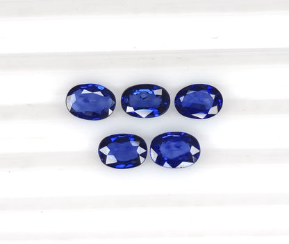 Natural Blue Sapphire Sri Lanka (Ceylon) Oval 7X5 MM