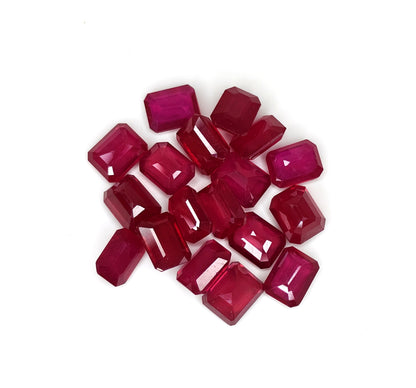 Natural Ruby Bangkok Octagon 9x7 MM