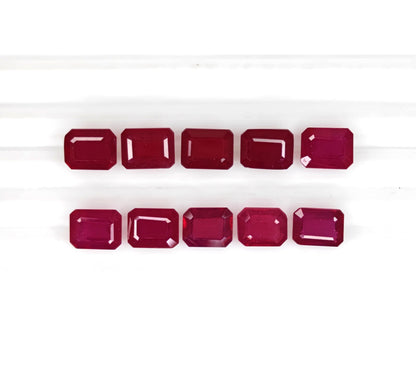 Natural Ruby Bangkok Octagon 9x7 MM