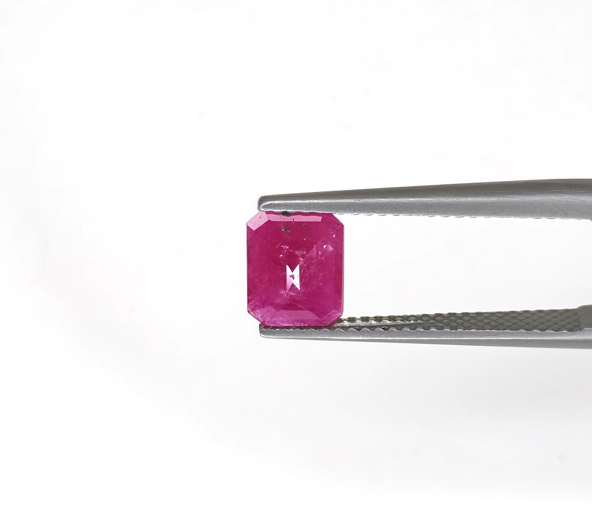Natural Ruby Mozambique Octagon 8x6 MM