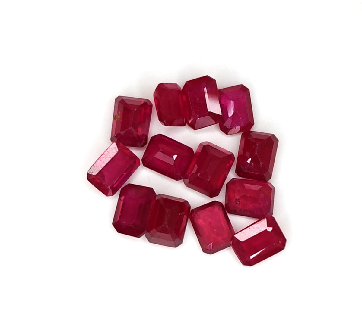 Natural Ruby Bangkok Octagon 8x6 MM