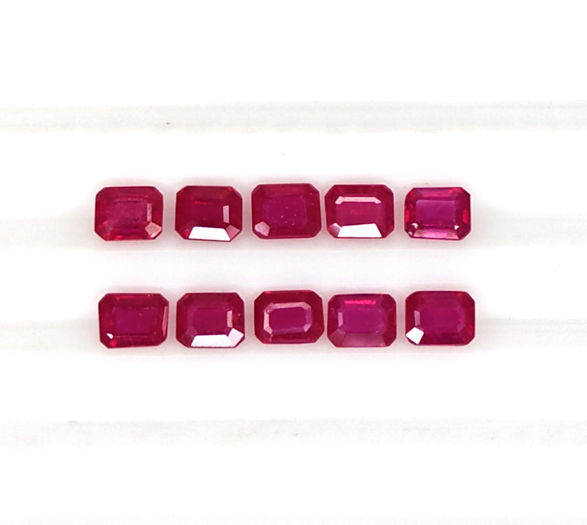 Natural Ruby Bangkok Octagon 5X4 MM