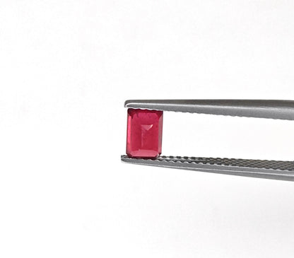 Natural Ruby Bangkok Octagon 5X4 MM