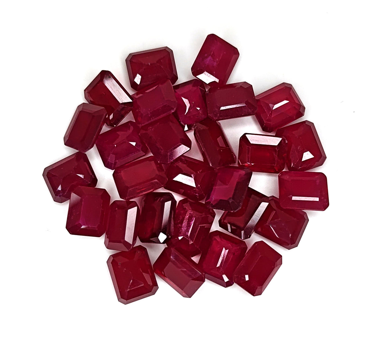 Natural Ruby Bangkok Octagon 12x10 MM