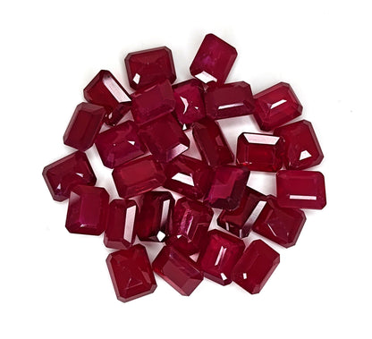 Natural Ruby Bangkok Octagon 12x10 MM