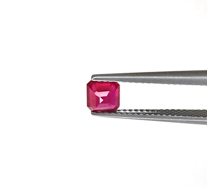 Natural Ruby Bangkok Square Octagon 5 MM