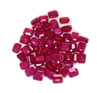 Natural Ruby Bangkok Octagon 5X4 MM