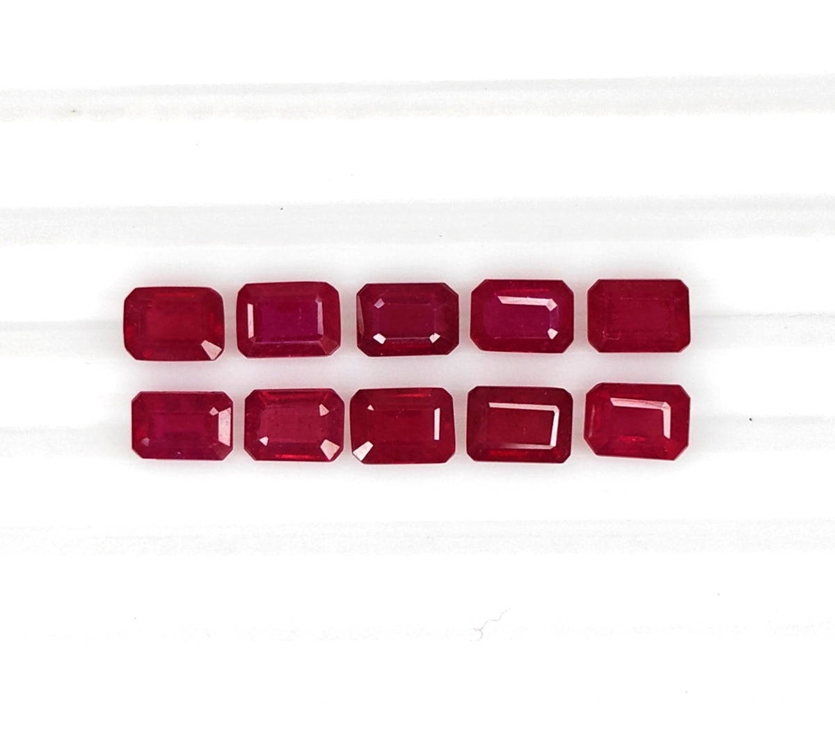 Natural Ruby Bangkok Octagon 7x5 MM