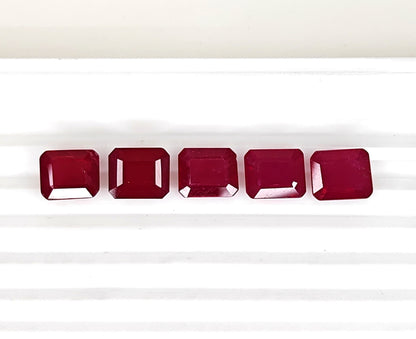 Natural Ruby Bangkok Octagon 12x10 MM