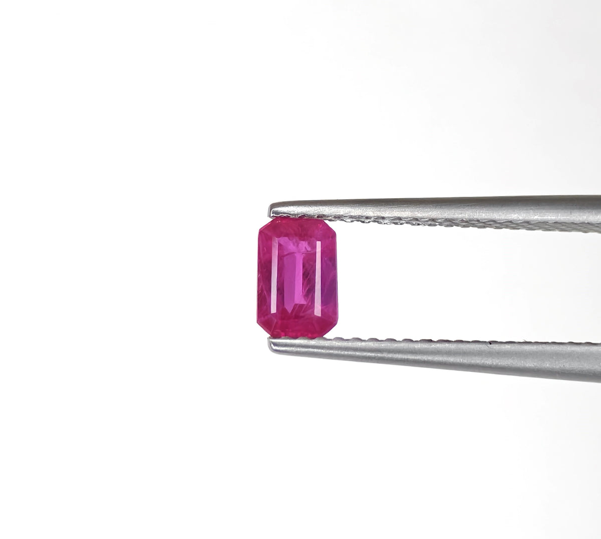 Natural Ruby Mozambique Octagon 6x4 MM