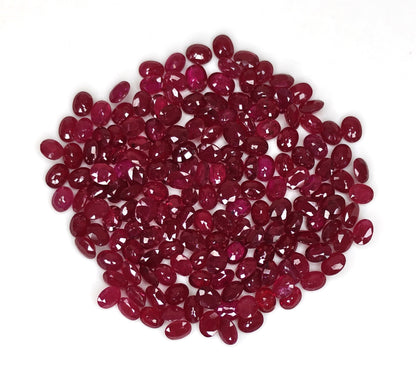 Natural Ruby Mozambique Oval 4x3 MM