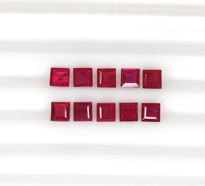 Natural Ruby Bangkok Square 3.5 MM