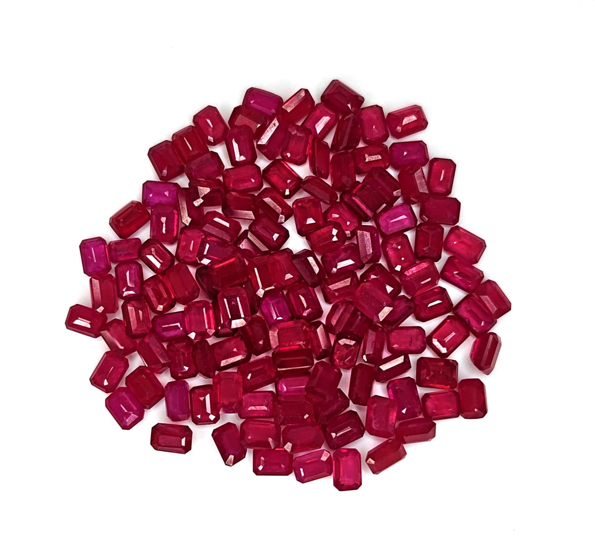 Natural Ruby Bangkok Octagon 7x5 MM