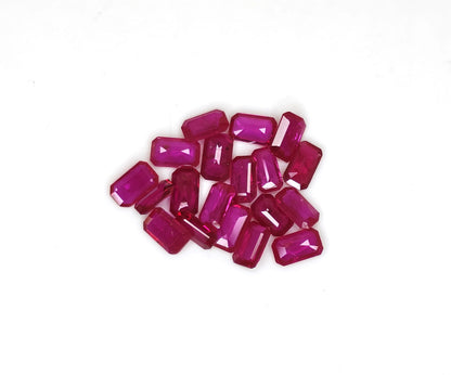 Natural Ruby Mozambique Octagon 5x3 MM