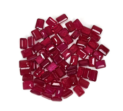 Natural Ruby Bangkok Octagon 7x5 MM
